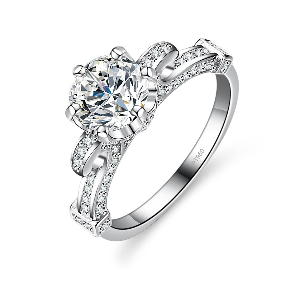 Lumira Klassieke Zes-Prong 1 K - Moissanite Engagement Ring 1 Carat recensie en prijs