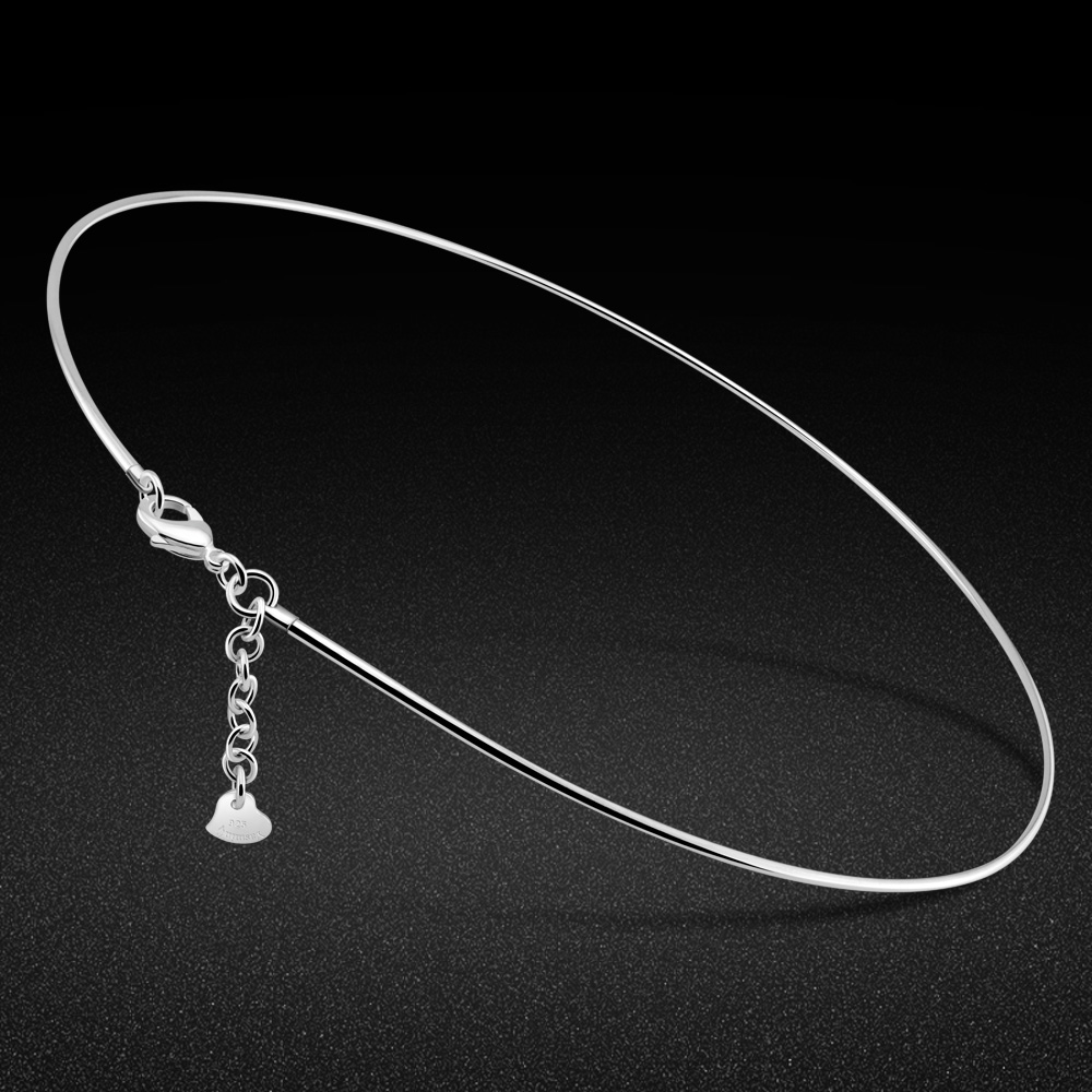 Kpop 925 sterling zilveren cho - 925 Sterling Silver Chain Necklace Men recensie en prijs