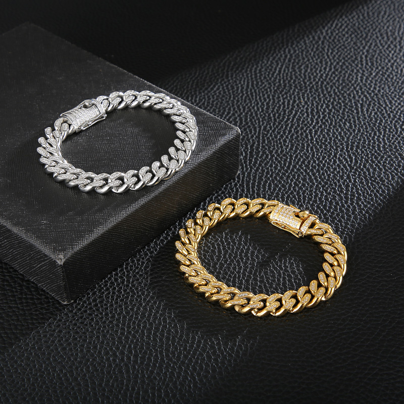 KALEN 12mm CNC Strass Cubaanse - Cuban Link Chain 12Mm recensie en prijs