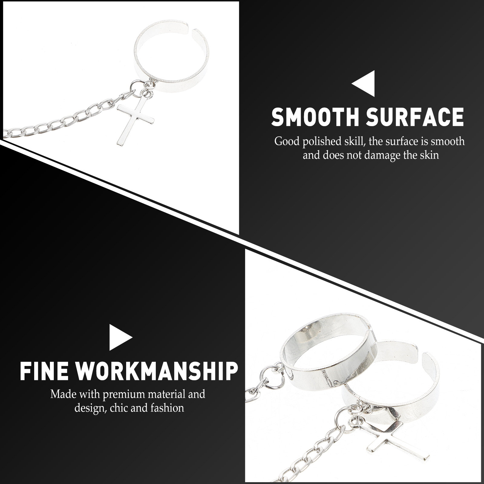 Vintage gotische kruisvingerri - Vintage Punk Knuckle Rings Set recensie en prijs