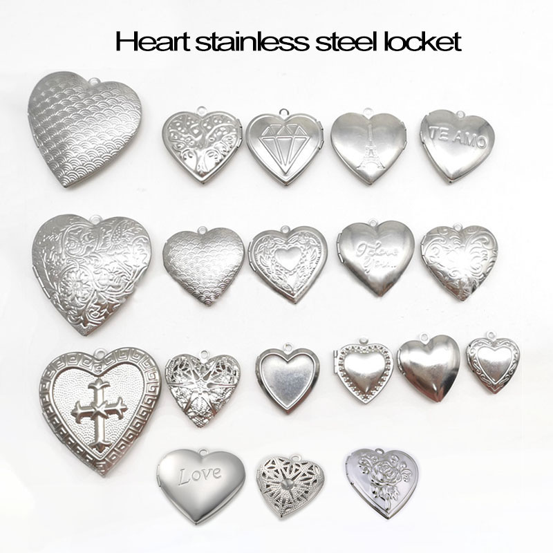 Liefde Hart Medaillon Station  - Heart Locket Necklace Photo recensie en prijs
