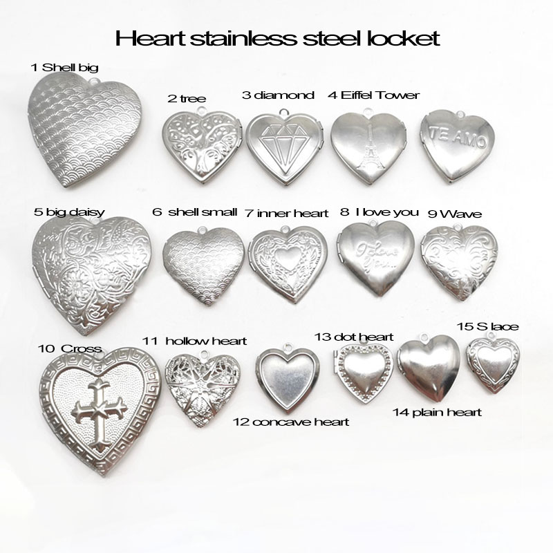Liefde Hart Medaillon Station  - Heart Locket Necklace Photo recensie en prijs