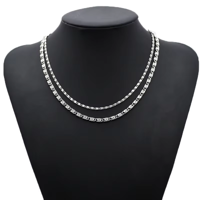 Andara 925 Sterling Zilver 18K - 925 Sterling Silver Chain Necklace Men recensie en prijs