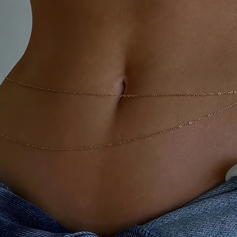1 Dubbellaagse gouden metalen  - Body Jewelry recensie en prijs