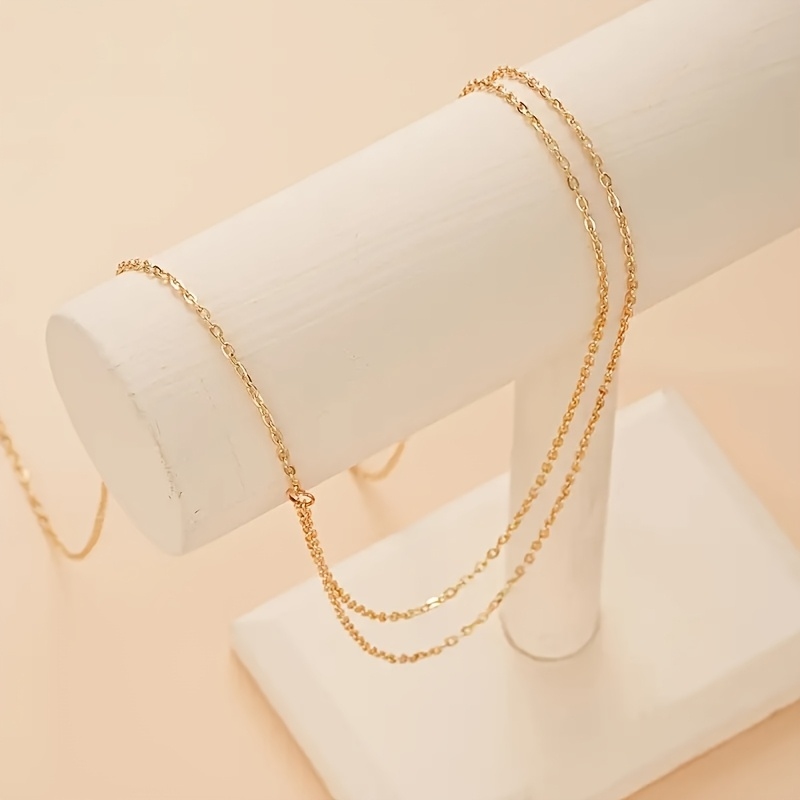 1 Dubbellaagse gouden metalen  - Body Jewelry recensie en prijs
